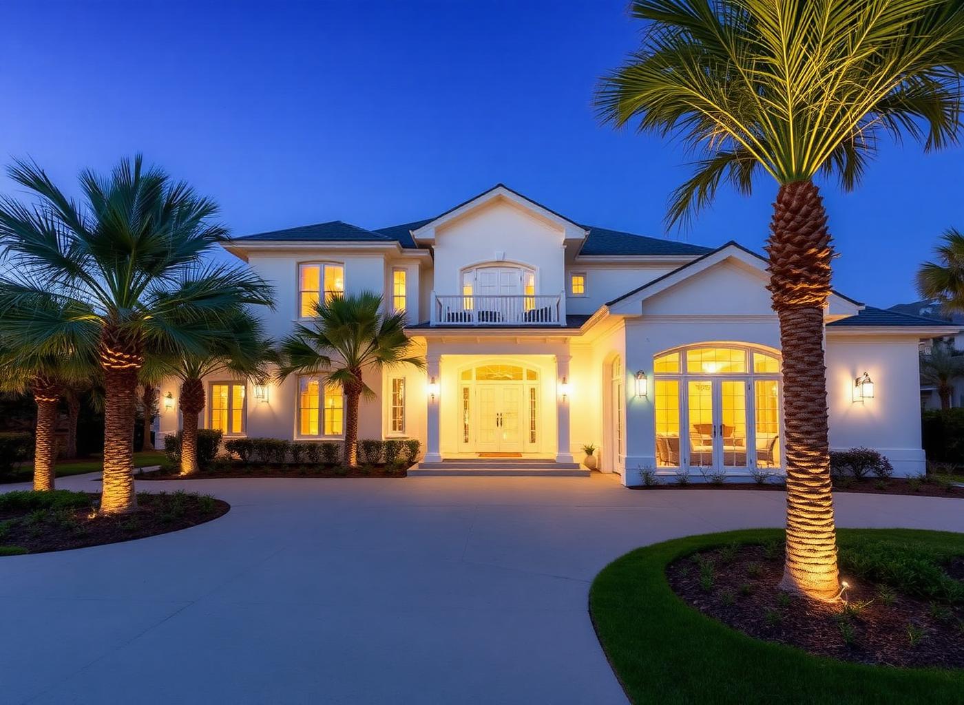 A premium 30A vacation home at twilight