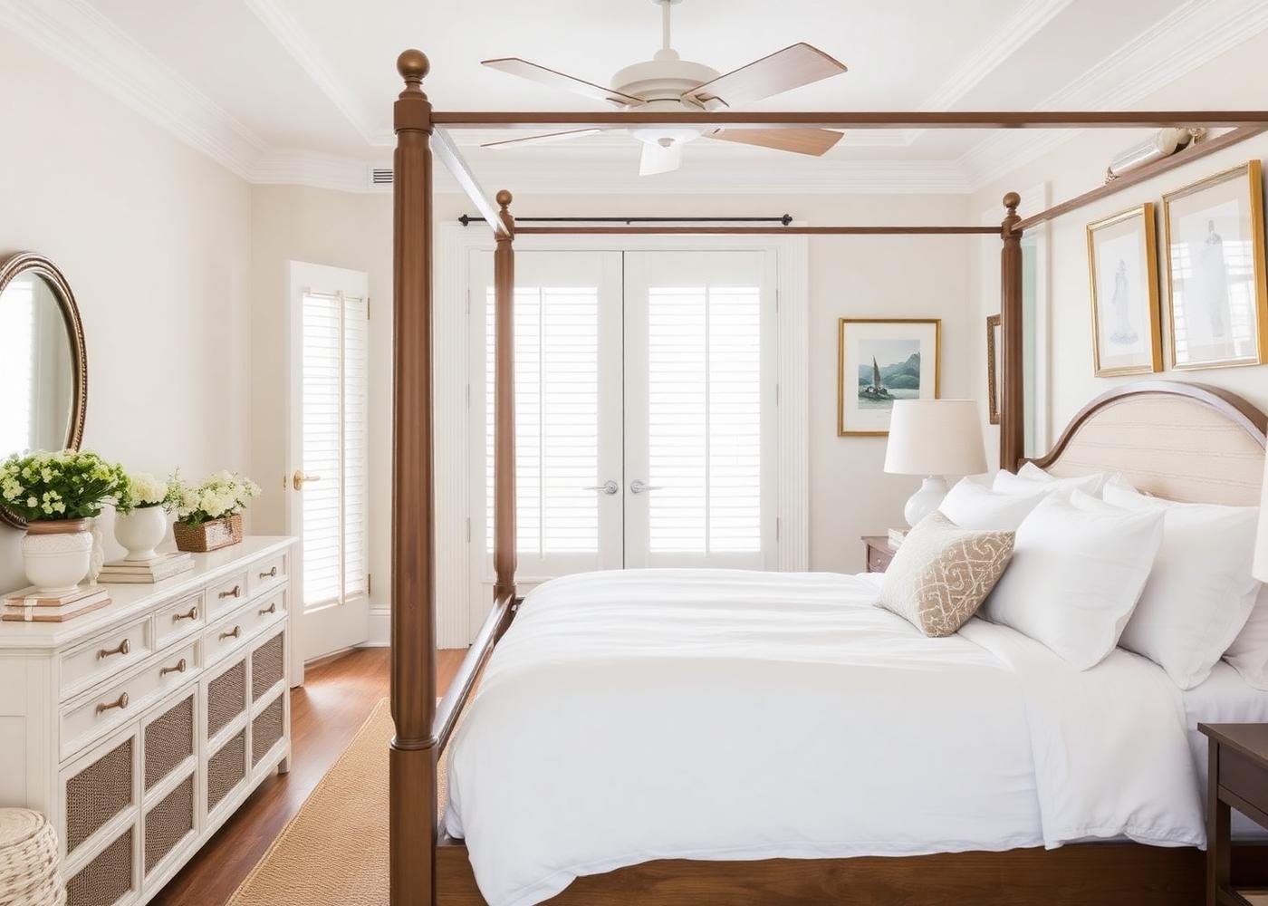 Beautifully styled bedroom in a Sundial-managed property